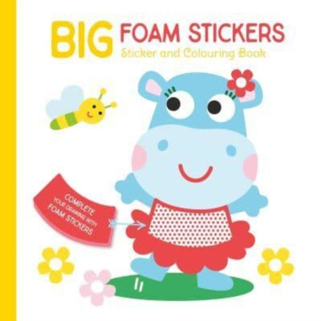 Big Foam Stickers: Hippo - 9789464544947