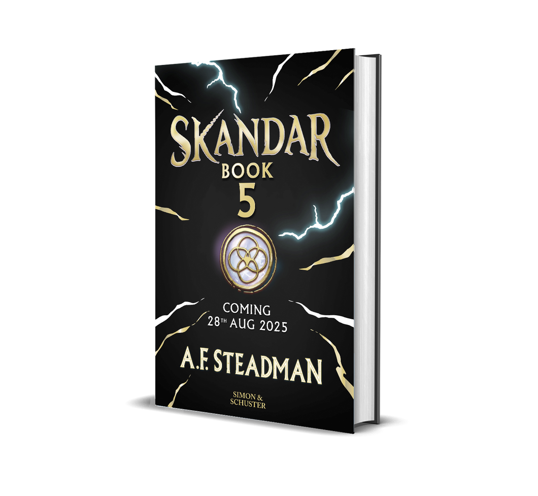 Pre-Order for 28th of August: Signed Indie Exclusive copy of Skandar Book 5